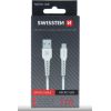 Swissten Basic Fast Charge 3A Micro USB Datu un Uzlādes Kabelis 1m Balts