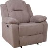 Recline armchair LOWRI electric, taupe