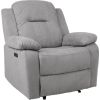 Recline armchair LOWRI electric, grey