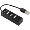 Sbox H-204 USB 4 Ports HUB Black
