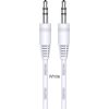 KAKUSIGA KSC-450 3,5 mm AUX kabelis 1 m balts