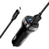 Car charger Hoco Z40 Superior Dual Port + MicroUSB black