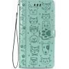 Case Cat-Dog Samsung A346 A34 5G green