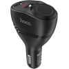 Car charger Hoco Z34 with 2 USB connectors (3.1A)  with LED display black