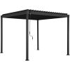 Gazebo MIRADOR-80 3x3m, dark grey