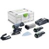 Akumulatora trīsstūra slīpmašīna Festool DTSC 400 3,0 I-Set;  18 V; 2x3,0 Ah akum.