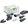 Orbitālā slīpmašīna Festool Rutscher RTSC 400 3,0 I-Plus 18 V; 2x3,0 Ah akum.