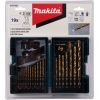 Metāla urbju komplekts Makita D-67527; 1,5-10 mm; 19 gab.