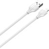 USB to Lightning cable LDNIO LS542, 2.1A, 2m (white)