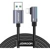 USB to Lightning cable, angled Joyroom S-AL012A17 2.4A, 1.2m (black)