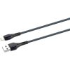 LDNIO LS521, 1m  USB - Lightning Cable (Grey-Blue)