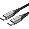 USB-C 2.0 to USB-C 5A Cable Vention TAEHG 1.5m Gray