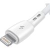 USB to Lightning cable Vipfan Racing X05, 3A, 2m (white)