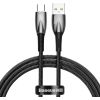 USB cable for USB-C Baseus Glimmer Series, 100W, 1m (Black)