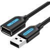 USB 2.0 male to female extension cable Vention CBIBI 3m Black PVC