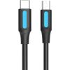 USB-C 2.0 to Mini-B 2A cable 1m Vention COWBF black