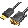 DisplayPort to VGA Cable 3m Vention HBLBI (Black)