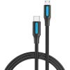 USB-C 2.0 to Micro-B 2A cable 2m Vention COVBH black
