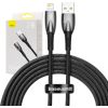 USB cable for Lightning Baseus Glimmer Series, 2.4A, 2m (Black)