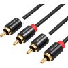 2RCA (Cinch) to 2RCA (Cinch) Cable Vention VAB-R06-B200 2m (black)