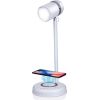 Grundig LED desk lamp 3:1 13*13*35cm include wireless charger 15W and built-in Bluetooth speaker