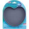 Canpol Silicone / Suction Plate Heart 300ml Grey