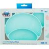 Canpol Silicone / Suction Plate 500ml Turquoise