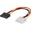 SAVIO AK-10 | 18cm | 1x4 pin Molex | 1x15 pin SATA | 12V DC|5V DC spriegums