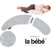 La Bebe™ Nursing La Bebe™ Pregnancy Pillow Cover Art.81479 Oriental Light Grey Satin pārvalks pakaviņam 36*185 cm