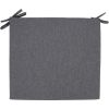 Cushion SUMMER for chair 38x43cm, dark grey