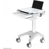 NEWSTAR MOBILE LAPTOP CART, INCL. KEYBOARD & MOUSE DRAWER 10-22" CR?ME