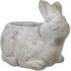 Planter STONE 18x13xH14,5cm, rabbit