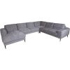 Corner sofa KRISTY RC+LC grey