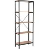 Plaukts LAVINA 60x30xH165cm, osis/melns