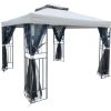 Gazebo TULIP 3x3m light grey