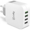 CELLY TRAVEL CHARGER TURBO 4USB 4.8A