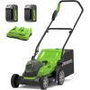 Zāles pļāvējs Greenworks G24X2LM36K4X; 48 V; 2x4,0 Ah akum.