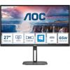 MONITORS AOC Q27V5N/BK 27inch WQHD VA 75Hz 4ms 300cd/m2 HDMI 1.4x2 DPx2 Speakers