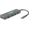 D-Link DUB-2327  6-in-1 USB-C Hub mit HDMI/USB-PD/SD-Reader retail