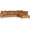 Corner sofa LARTES right corner, brown