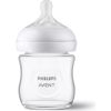 Philips Avent Natural Response stikla zīdaiņu pudelīte 125 ml, jaundzimušā knupītis, 0m+ - SCY930/01