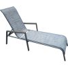 Deck chair DELGADO grey