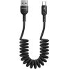 USB Spring Cable to USB-C Mcdodo Omega CA-6420 1.8m (Black)