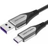 Cable USB-C to USB 2.0 Vention COFHG, FC 1.5m (grey)