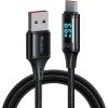 Cable USB to USB-C Mcdodo CA-1080 with display , 66W, 6A, 1.2m (black)