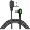 USB to USB-C cable Mcdodo CA-5280 LED, 1.2m (black)