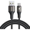 Joyroom Cable Light-Speed USB to USB-C SA25-AC3 / 3A / 2m (black)