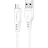 USB Micro cable to USB-A, Acefast C3-09 1.2m, 60W (white)