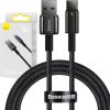 Baseus Tungsten Gold Cable USB to USB-C, 100W, 1m (black)