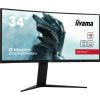 iiyama G-Master GCB3480WQSU-B1, gaming monitor - 34 -  black, UWQHD, HDMI, DisplayPort, USB, Free-Sync, 180 Hz, HDR, curved, 180Hz panel